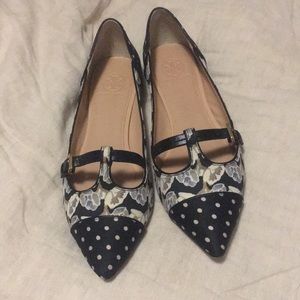 Tory Burch Silk Flats